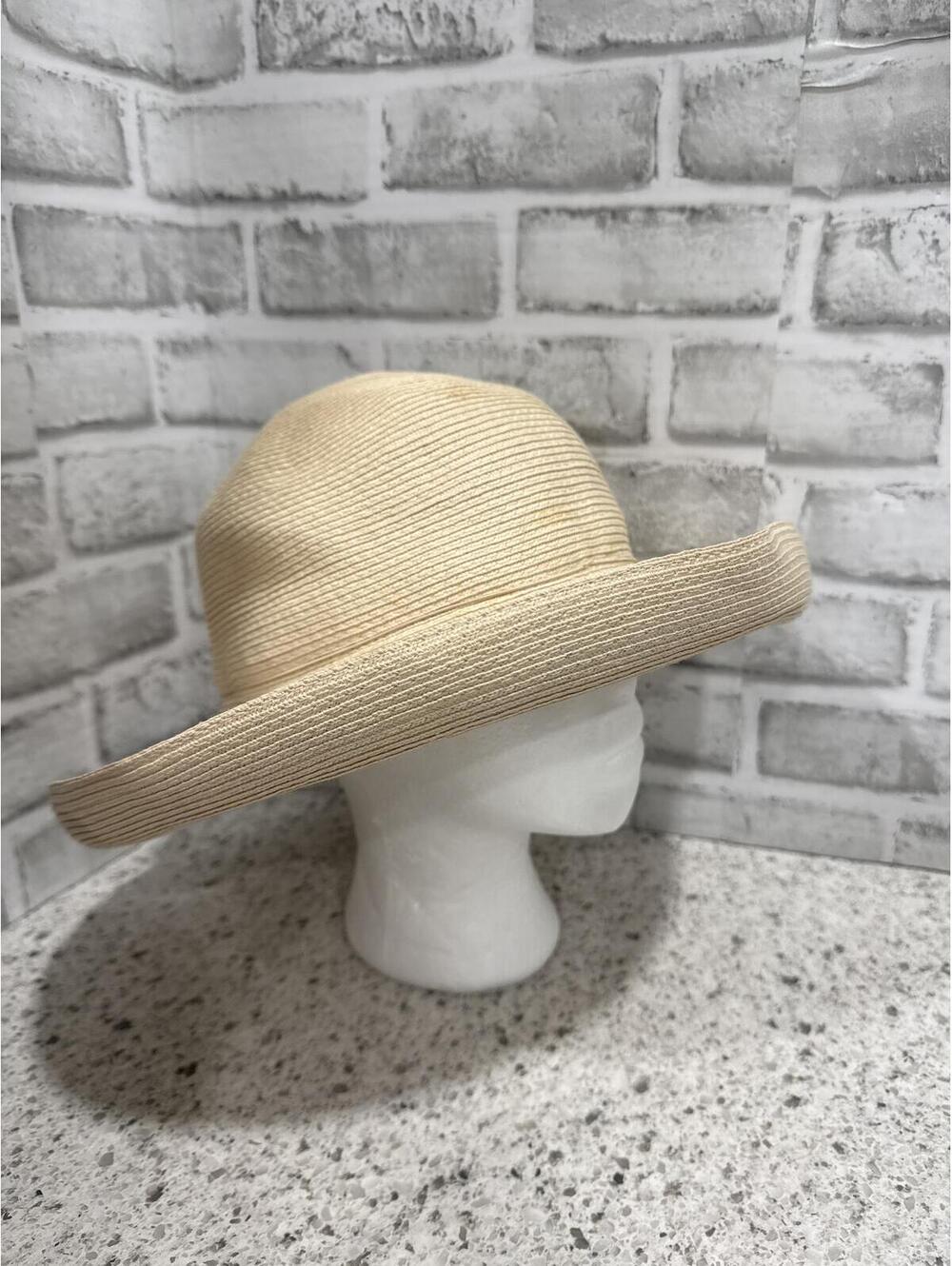 Annabel Ingall Australia Cream Wide Brim Straw Sun Hat